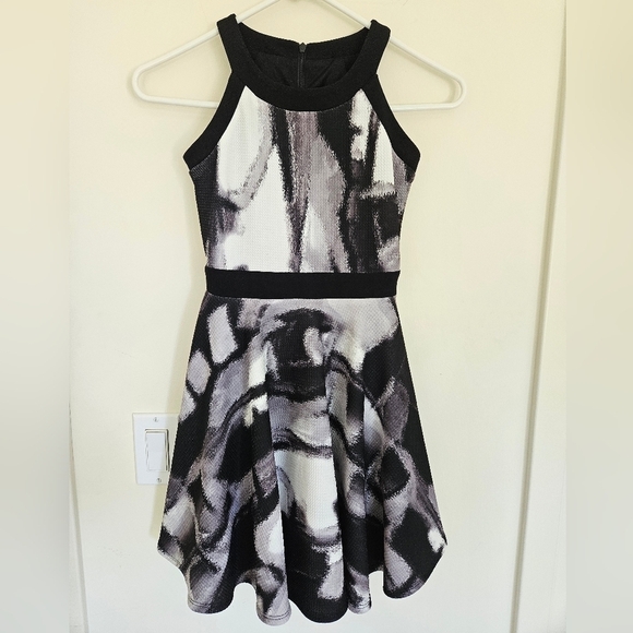 By Debra Black and White Halter Style Dress - Picture 1 of 12